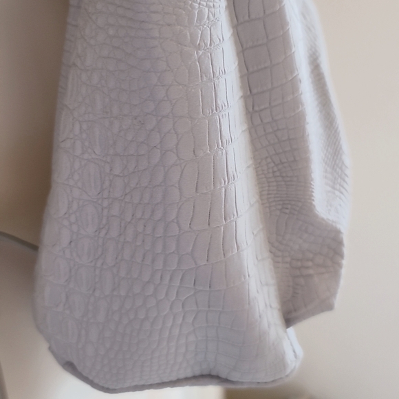 Ted Baker Rahri Reflective Croc Embossed Leather Backpack NWT - Picture 6 of 16